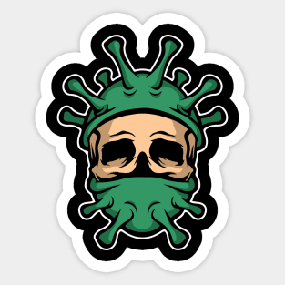 Covid 19 virus Sticker